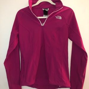 North face crew zip up